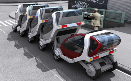 City Car, una visión futurista del transporte público