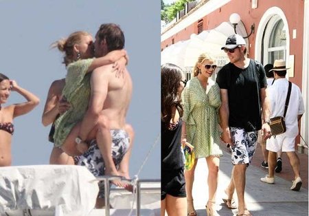 Jessica Simpson en Capri con su novio ¡Cómo se lo pasa!
