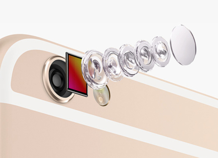 Apple parece haber conseguido usar el mismo sensor con las cámaras delantera y trasera de sus móviles
