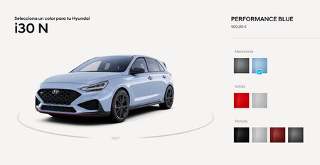 Configurador Hyundai I30 N