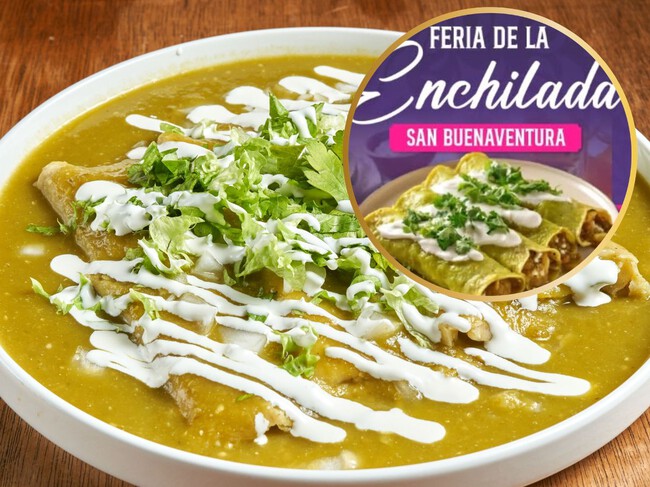 Regresa la Feria de la Enchilada 2026 a solo 2 horas de CDMX: disfruta de 3 días de enchiladas suizas, potosinas y mineras con música y artesanías