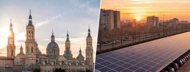 Zaragoza ha tenido una idea para los coches aparcados al sol que se vuelven un horno: montarles un panel solar encima