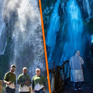 Puebla le da una "shineada" a la famosa Cascada Las Brisas: ahora podrás visitarla de noche e iluminada