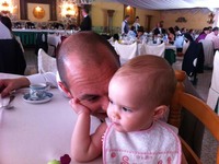 La foto de tu bebé: Sarah con papá