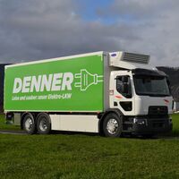 El Renault D Wide Z.E. es el primer camión eléctrico con paneles solares de Renault, y ya trabaja abasteciendo supermercados 