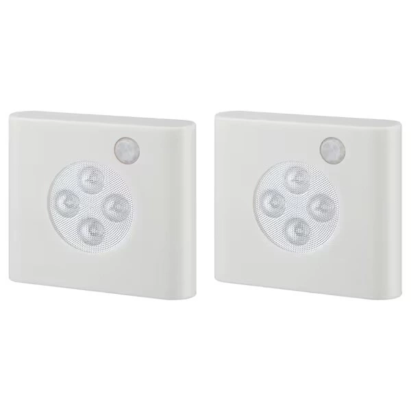 OLEBY Ilum armario con sensor, blanco,