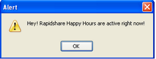HappyChecker, conoce al instante cuando es hora feliz en Rapidshare