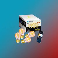 Amazon tiene a mitad de precio este pack de 4 bombillas retro inteligentes: dale un nuevo aire a la iluminación de tu hogar con esta oferta