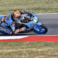 Aron Canet abre la candidatura de Aragón como el más rápido del viernes, con Joan Mir a 0,009