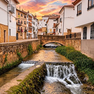 Nadie lo visita, pero dicen que es la Venecia manchega: el pueblo medieval atravesado por cascadas para pasear sin rumbo 