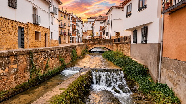 Viajes Destinos Escapadas Cerca Madrid Pueblo Tradicional Rural Cascadas Bonito Castilla Guadalajara