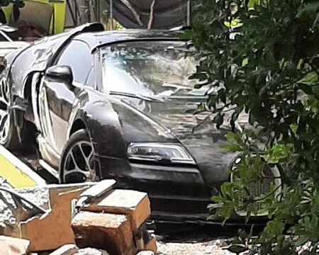 Bugatti Veyron Chocado Cristiano Ronaldo 1