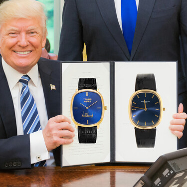 Trump presume una nueva línea de relojes, pero los que más saben del tema, aseguran ver esos modelos antes en algún otro lado