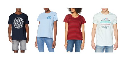 Camisetas Levi's, Lee, Pepe Jeans o Hurley por menos de 10 euros en tallas sueltas de Amazon