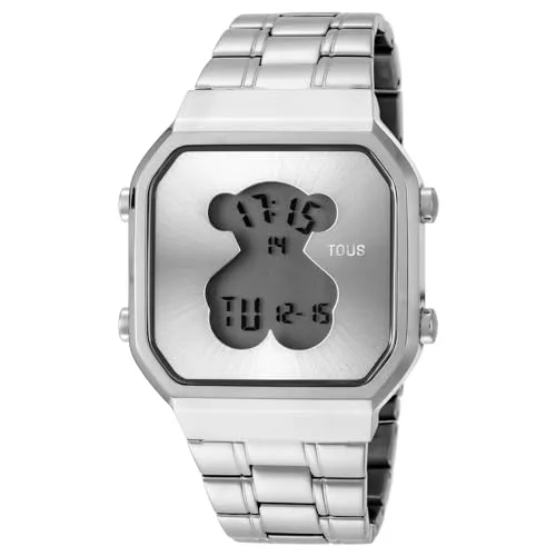 R.tous d-Bear Dig. ESF. Steel Reloj para Mujer Digital de Cuarzo con Brazalete de Acero Inoxidable 600350275