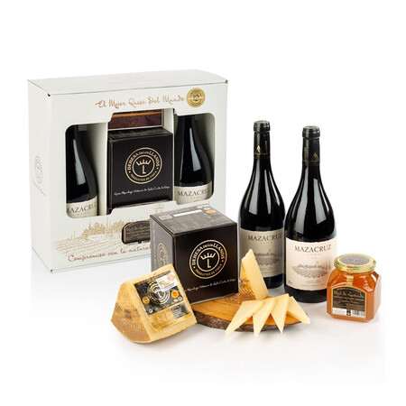 Estuche Gourmet Seleccion Vino Queso Y Miel Dehesa De Los Llanos
