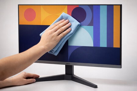 limpiando monitor Samsung