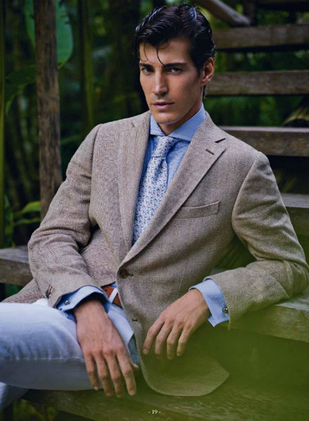 Los trajes de Scapa para la primavera-verano 2013: variedad colorida con Oriol Elcacho