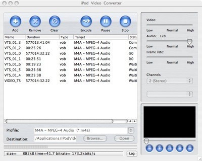 iPod Video Converter: Convierte contenidos de un DVD al iPod