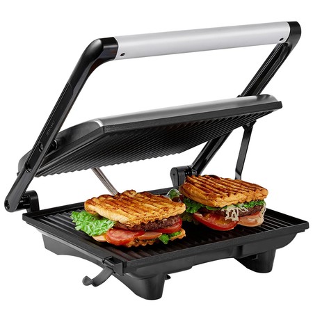 Cupón de descuento de 13 euros en el grill de estilo sandwichera Aicok: aplicándolo se queda en 32,99 euros en Amazon