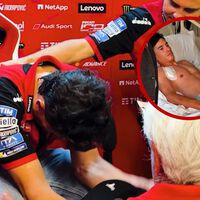 Marc Márquez se derrumba y le confiesa a Ducati que está lesionado: "No había dicho nada, estoy pilotando con brazo y medio" 