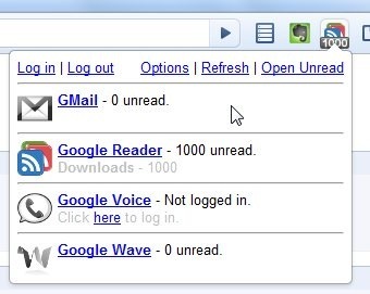 One Number, extensión de Chrome que te informa de elementos nuevos en varios servicios simultáneamente