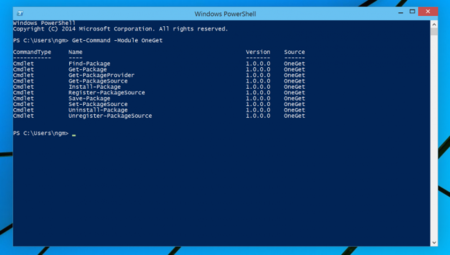 Windows 10 tendrá un gestor de paquetes al estilo Linux