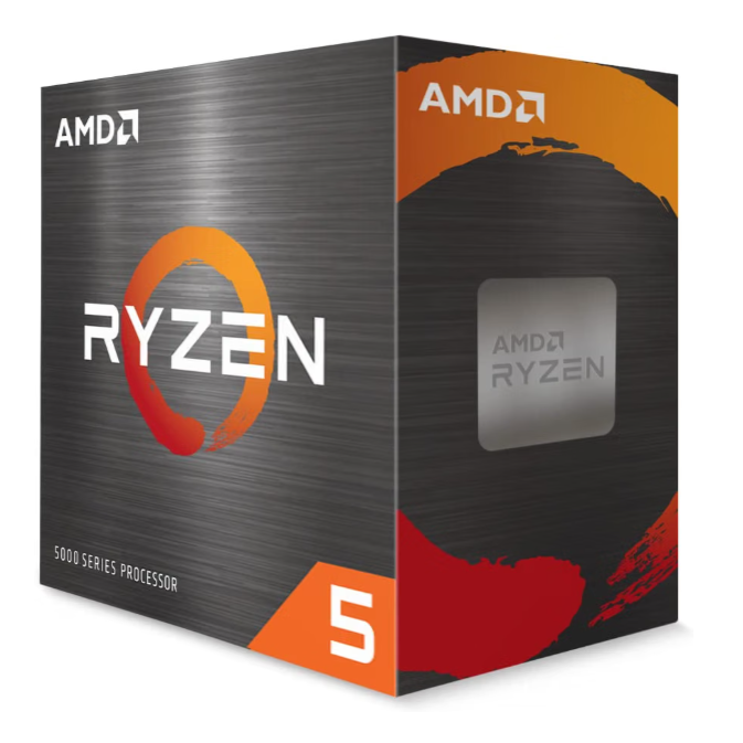 Processador AMD Ryzen 5 5500 100100000457BOX, Cerâmica Cinza

