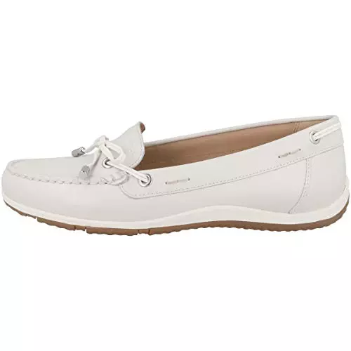 Geox D Vega Moc B, Mocasines para Mujer