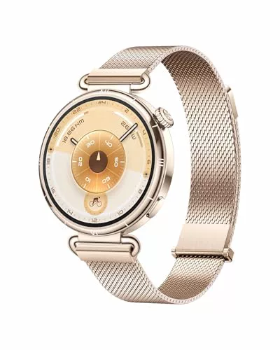 HUAWEI WATCH GT 6 41mm GPS Smartwatch, AMOLED Pantalla Táctil, hasta 14 Días de Autonomía, NFC,Ciclismo,100+Modos Deportivos, Compatible con iOS Android,Monitoreo de Salud, Emotional Wellbeing, Dorado