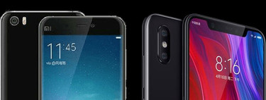 Del Xiaomi Mi 6 al Xiaomi Mi 8: esto es todo lo que ha cambiado