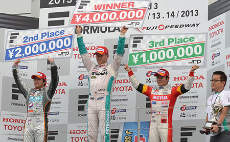 Podio Super Fórmula 2013 Fuji Rd.03