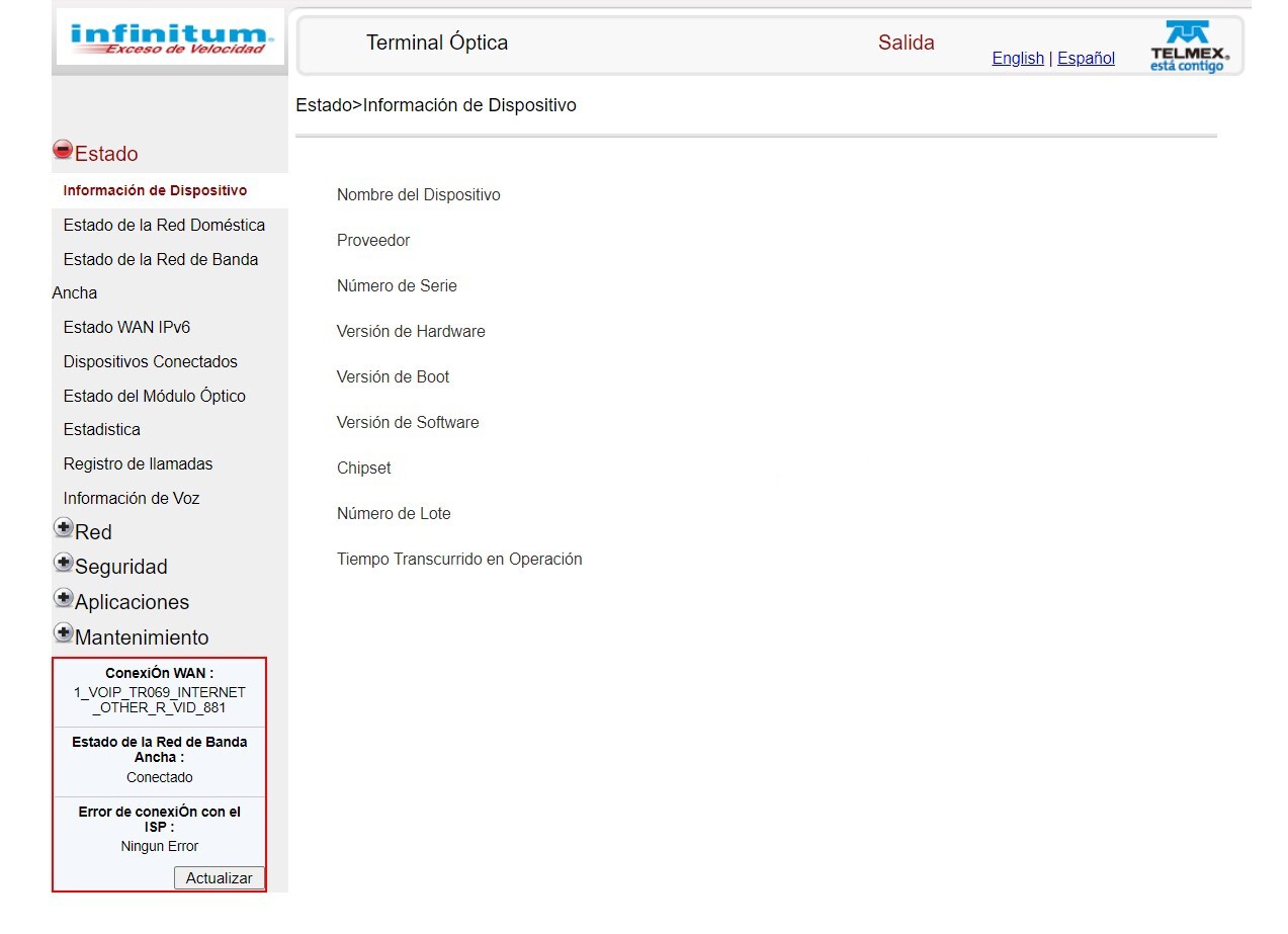 Cómo entrar al modem de Telmex desde 192.168.1.254 en México