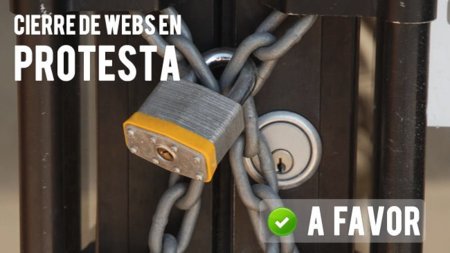 ¿Sirve de algo el apagón de webs como medio de protesta? A favor
