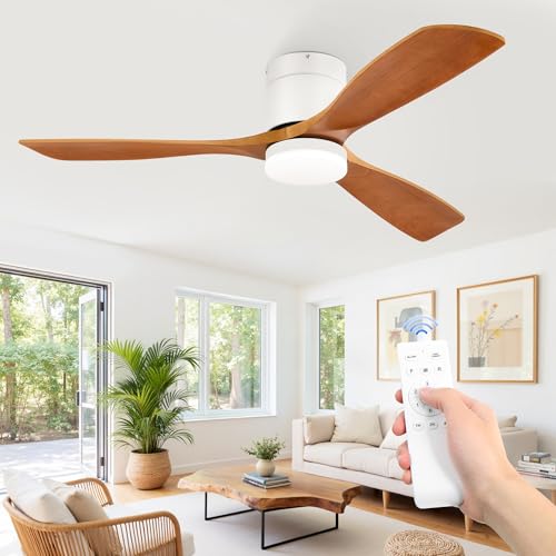 ZMISHIBO Ventilador de Techo con Luz 