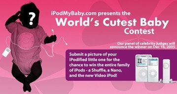 Concurso de bebés de Ipod My Baby