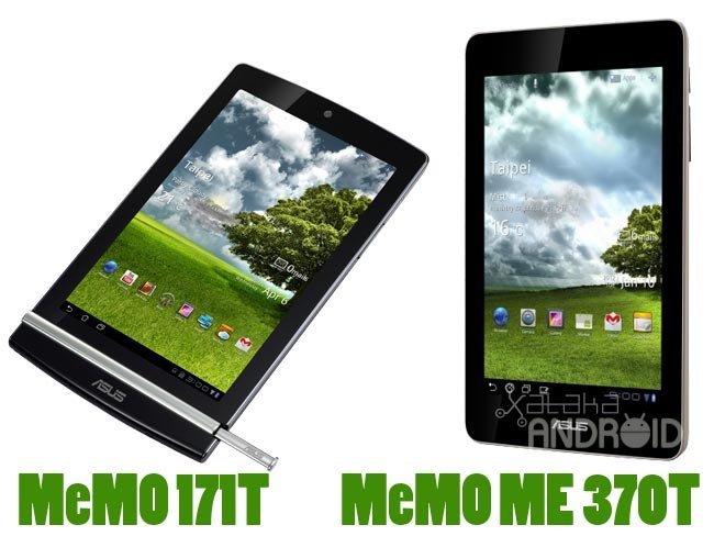 ASUS MeMO 171 y ME 370T