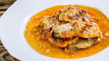 Lasaña de berenjenas. Receta vegetariana