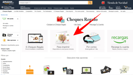 Bronceado Tentación político Cómo regalar un cheque regalo de Amazon