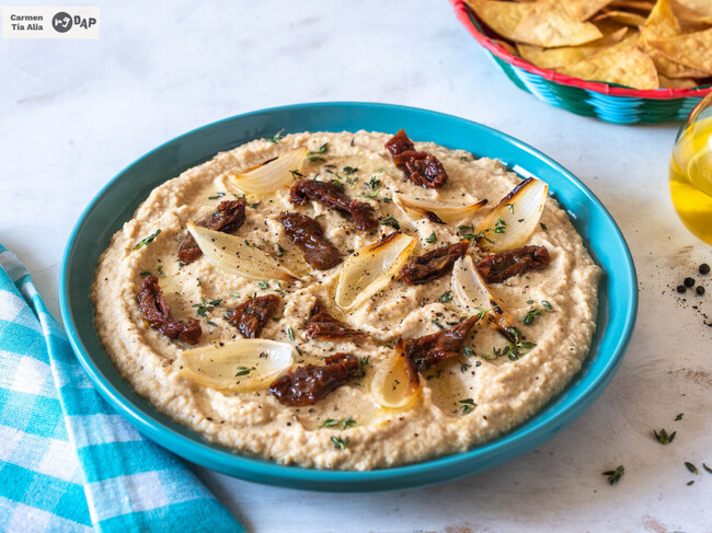 Dip De Cebollas Asadas Y Queso