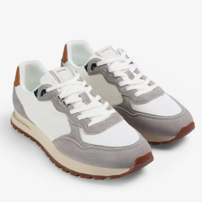 Scalpers Zapatillas deportivas de hombre con cierre de cordones y calavera