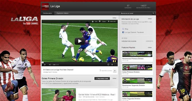 La Liga en YouTube
