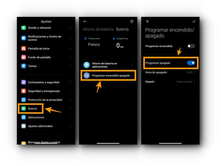 Programar Reinicio Xiaomi Miui