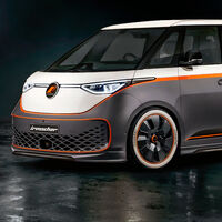 Irmscher ya se ha atrevido con la Volkswagen ID. Buzz y la convierte en una furgoneta camper con traje deportivo