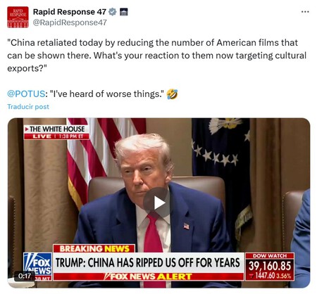 Donald Trump responde a China