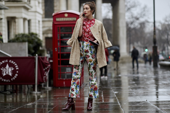 street style londres semana moda color