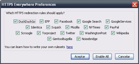 Navega de forma segura por defecto con HTTPS Everywhere