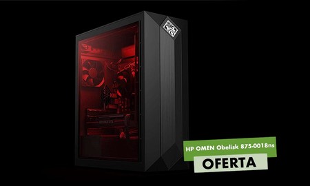 Para los que prefieren los equipos de sobremesa, Amazon tiene el HP Omen Obelisk 875-0018ns rebajado en 100 euros