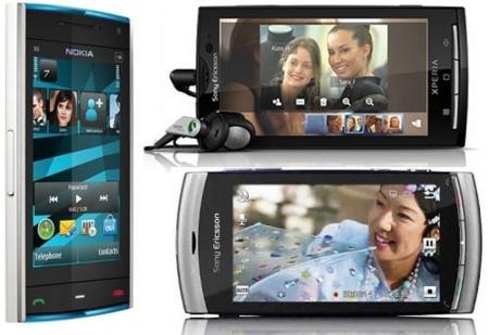 Precios Sony Ericsson XPERIA X10, Vivaz y Nokia X6 con Vodafone