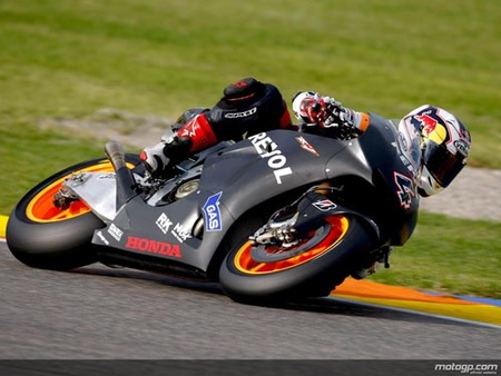 Andrea Doviziosos, Test Valencia 2009